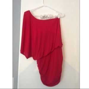 Off shoulder Red Dress